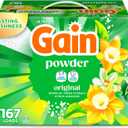 Gain Powder Laundry Detergent, Original Scent, 167 Loads, 154 OZ
