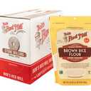 Bob's Red Mill Brown Rice Flour, 24oz (Pack of 4) - Non GMO, Whole Grain, Vegan, Kosher (EXP 05/10/26)