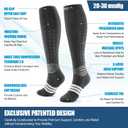 NEENCA Compression Socks for Women&Men, 20-30mmHg Knee-High Graduated Socks for All Day, Better Blood Flow, Swelling