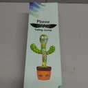 Dancing Mimicking Talking Cactus Toy,Funny Gift for Toddler 1 2 3 Year Old Boy Girl,Singing Record Repeat What You Say Light Up Baby Infant Toys 6-12 12-18 Months (Volume Adjustment)