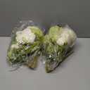 Mkono Peonies Artificial Flowers, 2 Packs 13 Stems Faux Peony Flowers Real Touch Fake Silk Bouquet for Arrangements Dining Table Centerpieces for Kitchen Bridal Wedding Party (2, New Green)