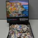 Buffalo Games - Cinque Terre 1000 Piece Puzzle for Adults - Jigsaw Puzzles - Challenging Italy Coastal Scene with Poster - Peter Stewart Photography
