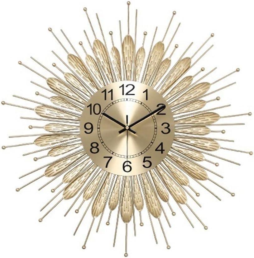 Wall Clocks Light Luxury Creative Clock Fashion Wall Clock Living Room Home Wall Clock Wall Hanging Clock Office Wall Clock(Small)