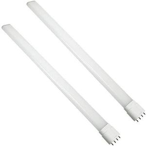 LED 18W 2G11 4 Pin Base LED Light Bulb Replaces 36W CFL, 16.3 Inch Horizontal Plug, Warm White 3000K for Storage Rooms