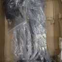 12 Pack - 10 inch Black Hidden L Shelf Bracket (1/5 Inch Thicked) Iron Floating Shelf Brackets Rustic Industrial Metal Brackets for Shelf Support