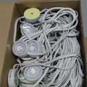 Brightever Permanent Outdoor Lights, 105FT Smart RGBIC Outdoor Christmas Light with 50 LED Eaves Lights, 90 Scene Modes, IP65 Waterproof Outdoors Decorations for House, Garden, APP/Remote Control