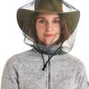 Coghlan's Mosquito Head Net: Ultra-Fine Mesh Netting Protection Against Bugs Gnats Flies Insects, for Outdoor Camping