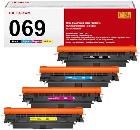 069 Toner Cartridge Set MF753Cdw - 2 Pack Replacement for Canon 069 Toner Cartridge Set 069H Works for Canon Color ImageCLASS Mf753cdw MF751Cdw MF752Cdw LBP674Cdw MF752Cdw MF756Cx LBP673Cdw (B/C/Y/M)