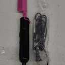 DAN Technology Dual Voltage Ceramic Pressing Comb - 450F Fast Heating Mini Straightener for Lace Front Wigs and Black Women's Hair (Pink)