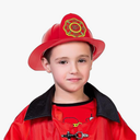 Kangaroo Firefighter Hat Pretend Play Toy Dress Up Fireman Plastic Red Hat I Fire Helmet Accessories I Perfect for Halloween