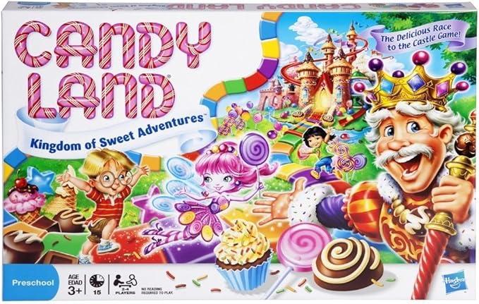 Hasbro Gaming Candy Land Kingdom of Sweet Adventures Board Game for Kids, Gifts for Boys and Girls, Ages 3 & Up 