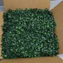 12Pcs 10"x10" Artificial Grass Wall Boxwood Panels Greenery Wall Backdrop Fake Hedge Wall Panels for Indoor Outdoor Garden, Grass Wall Decor Privacy Hedge Screen Patio Party Wedding