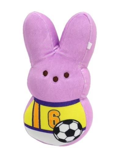 2 x Peeps 6" Careers Bunny Soccer Player