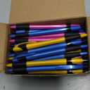 Pens Bulk, 60 Pack Gripped Slimster Ballpoint Pens Black Ink 1.0mm Medium Point Smooth Writing, Click Pens with Comfort Grip for Teachers, Students, Restaurant Servers, School & Office Use