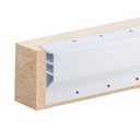 Lunghaa 10-Pack Full Face Dock Bumpers, White Heavy-Duty Marine Fender Set, Rub Rail & Piling Protection for Boats/Piers