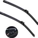 2 Factory Wiper Blades Replacement for Mercedes-Benz A205 C205 S205 W205 X253 C & GLC Original Equipment Windshield Wiper Blades Set 22"+22" (Set of 2)