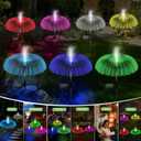 AcaJoe Solar Lights Outdoor 3 Pack 7 Colors Changing Jellyfish Solar Garden Lights Outside Waterproof for Yard Pathway Lawn Festival Wedding Party Decoration