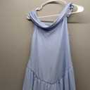 ZESICA Women's Off The Shoulder Maxi Dress 2026 Summer Sleeveless Casual Slim Swing Pleated Formal Party Dresses M