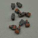 GKEEMARS 10Pcs Mini Electrical Wire Connectors, DIY Splicing into 4/6/8/9/10 Way Butt Terminal Block Connectors (1 in 3 Out, Nylon)