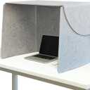 Desk Privacy Panel for Office, Sound Absorbing Cubicle Desk Divider