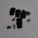 MY MIRONEY Black Suitcase Lock Hasp Luggage Catch Latch Briefcase Latch Hardware Toggle Hasp Lock with Keys Pack of 4