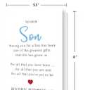 2 x Asmallgf Happy Birthday Card for Son, Sweet Bday Gifts from Mom Dad, Funny Bday Card for Son Adult, Naughty Birthday Gift Idea for Young Boys