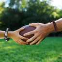 48PCS Football Party Rubber Bracelets, Football Sport Themed Birthday Party Supplies Decorations Prize Goodie Bag Favors Football Silicone Wristbands