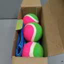 Beach Games, Outdoor Toys for Kids Ages 4-8, Toss and Catch Ball Set, with 4 Paddles 3 Balls, and 1 Storage Bag, Beach Toys Easter Gifts for Kids