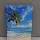 Amazon Kindle Fire HD 10 and Fire HD 10 Plus 10.1" Tablet Case (13th/11th Generation 2023/2021 Release), Slim Fit Leather Stand Smart Cover with Auto Sleep/Wake, Coconut Tree