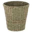hardcometrue Boho Wicker Trash Can,Waterproof Bathroom Trash Can Hand Woven Wicker Waste Baskets for Kitchen Office Bedroom