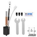 Upgrade Hotend Kit for Anycubic Kobra 3/Kobra 3 Combo 3D Printer,24V 60W Ceramic Heater Print Head Hot End Kit with Hardened Nozzle 0.2,0.4,0.6,0.8m Thermistor Ceramic Heat Sink Silicone Cover