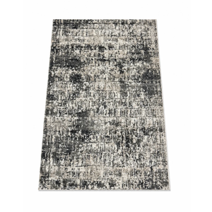 9x7 Area Rugs for Living Room: Washable Abstract Black Badroom Carpet Non-slip TPE backing makes this washable soft low-pile rug safe & durable, Pet-friendly decor for dining room,nursery,office