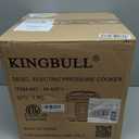 KINGBULL 6QT Electric Pressure Cooker 12-in-1 Multi Cooker, One-Touch Programs for Rice, Soup, Meat, Steam, Yogurt, Slow Cook, Keep Warm & Delay Start
