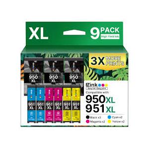 950XL and 951XL Ink Cartridges Combo Pack (5-Pack) Replacement for HP 950XL 951XL Ink Cartridges for HP Printers OfficeJet 8600 Series Pro 251dw, 8100, 8600 Series