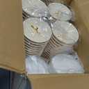 NYHI 100 10 oz Ripple Kraft Paper Cups Brown Hot Cold 3 Layer Rippled Small Insulated Disposable Coffee Cups for Cappuccino Hot Cocoa or Iced Drinks