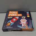 jackinthebox Poke Poke Art for Kids  Space Theme, Mess-Free Fabric Art and Craft, Flower Pressing Kits, Gift for Kids, Toys for Girls and Boys Ages 4 5 6 7 8