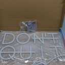 Don't Quit LED Neon Sign for Wall Decor, DO IT Neon Lights Party Decorations, USB Powered Switch Neon Lights lighting adjustable for Office Room, Gym Room, Man Cave, Gamer Room