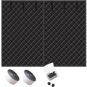 Magnetic Garage Door Insulation Curtain 8x7ft 12x8ft Waterproof Oxford Windproof, Soundproof, Energy-Saving Garage Door Screen Cover Winter(12 * 8ft) (Black) Magnetic Garage Door Insulation Curtain 8x7ft 12x8ft Waterproof Oxford Windproof, Soundproof, Energy-Saving Garage Door Screen Cover Winter(12 * 8ft) (Black)