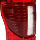 Tail Light w/Blind Spot Compatible with 2020 2021 2022 (F Series) 250 350 Super Duty Rear Lamp Taillight Left Side LC3Z13405E FO2800282 (Left)