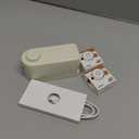 Makeid L1 Label Maker Machine with Tape Includes 3 Rolls - Portable & Rechargeable Label Makers Compatible with 9 12 16mm Tape - Mini Bluetooth Labeler for Organizing Office Home School (White)