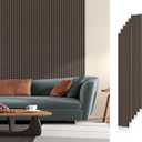 Pack Acoustic Wood Slat Panels - Soundproof Wall Paneling for Interior Decor. 94,5x23,6 inch roll