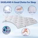 EASELAND Queen Size Mattress Topper Pillow Top Mattress Cover Quilted Fitted Mattress Protector Cotton Top 8-21" Deep Pocket Extra Thick Mattress Pad (60x80 Inches, White)