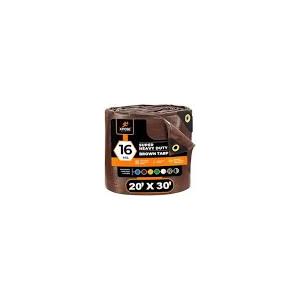 Super Cover Brown/Black 20x30 Tarp Cover