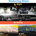 Dash Cover Custom Fit for 2017-2025 2026 Chrysler Pacifica Minivan Advanced Sun Glare Reducer UV Protection Dashboard Cover Mat Premium Black Flannel Dash Mat Non-Slip Easy Install