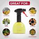 Evo Oil Sprayer Minis, Non-Aerosol for Olive, Cooking Oils, and Vinegars, Yellow, 8-Ounce Capacity, Set of 2