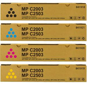 Kminoteh MP C2503 C2003 High Yield Toner Cartridge Compatible for C2503H 841918 841921 841920 841919 Replacement for Ricoh Aficio MP C2003 C2004 C2503 C2504 Printers (4Pack)