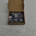 OCGIG 5 PCS Push Button Latch Cabinet Door Catch Keyless Cupboard Locks for RV Motorhome Camper Caravan (Black)