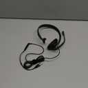 Over The Ear Walkie Talkie Headset, 2 Pin Plug with Boom Mic PTT Overhead Headphone for Baofeng for Kenwood for Retevis Two Way Radios (Single Side, Adjustable Headband, Wired)