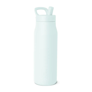 Simple Modern Water Bottle with Push Button Straw Lid | Ceramic-Lined Insulated Stainless Steel | Travel Water Bottles for Gym & Sports | Leak Proof | Mesa Signature Collection | 34oz