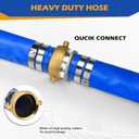 2" x 100 ft Discharge Hose for Swimming Pools, Heavy Duty PVC Lay Flat Water Backwash Hose,Durable Pool Drain Hose with Aluminum Pin Lug Fittings for Water Pump And Filters